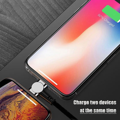 Magnetische USB-oplaadkabel die 180° draaibaar is.