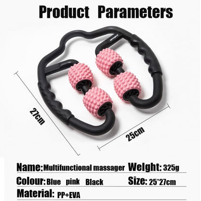 U-vormige 360° massageroller – Verlichting voor het hele lichaam