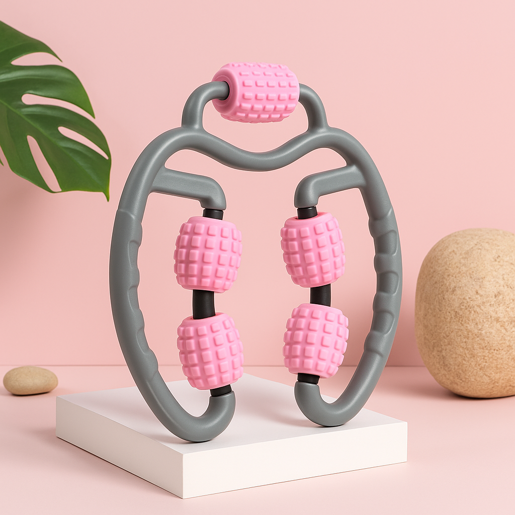 U-vormige 360° massageroller – Verlichting voor het hele lichaam