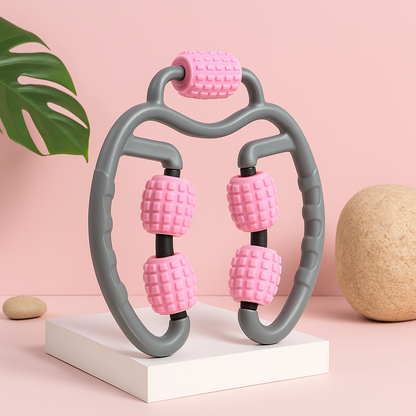 U-vormige 360° massageroller – Verlichting voor het hele lichaam